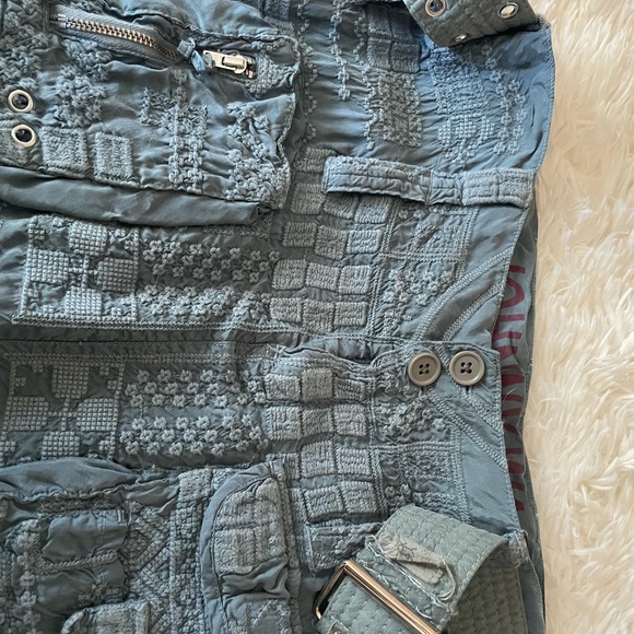 Johnny Was skirt size 0 with belt - Picture 3 of 6